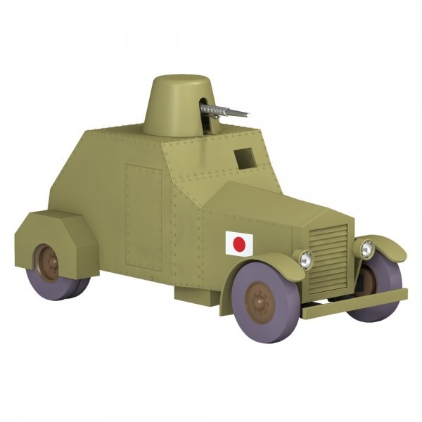 Tim und Struppi Automodell 1/24 Nr. 42 - Panzerwagen
