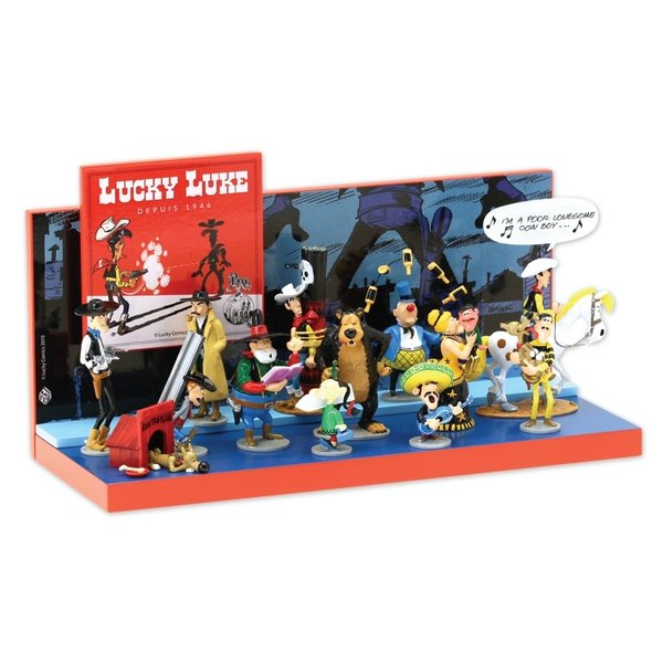 Pixi Lucky Luke Origine I mit Basis - 13 Figuren - limitiert auf 250 Exemplare weltweit
