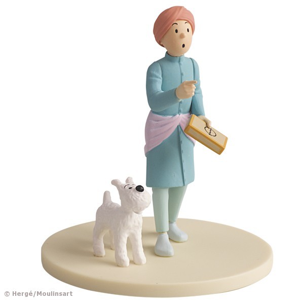 Tim und Struppi PVC-Würfel Nr. 08 - Pharao ✅ Diorama "Tintin en Turban"